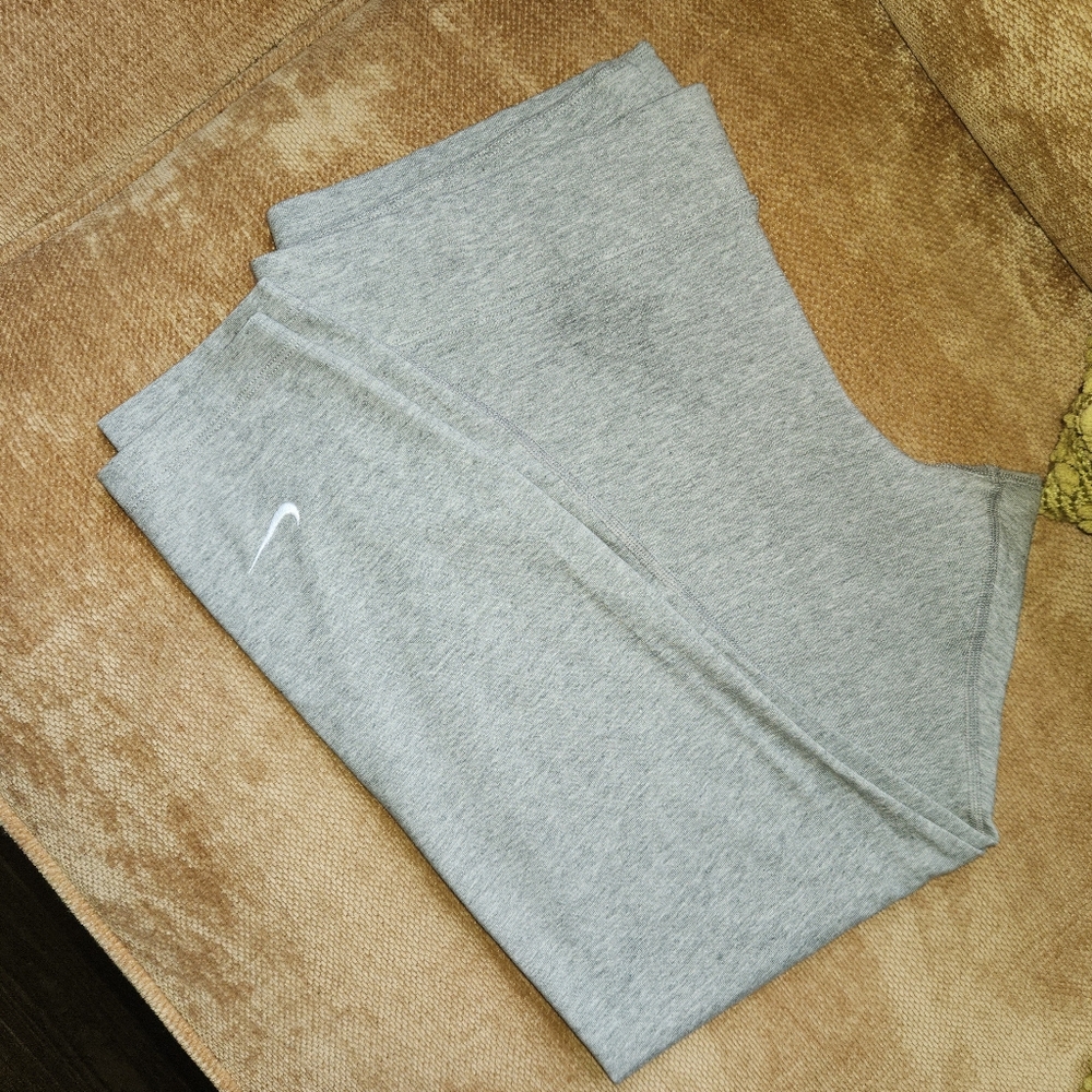 Nike Gray Leggings Size XL Cotton